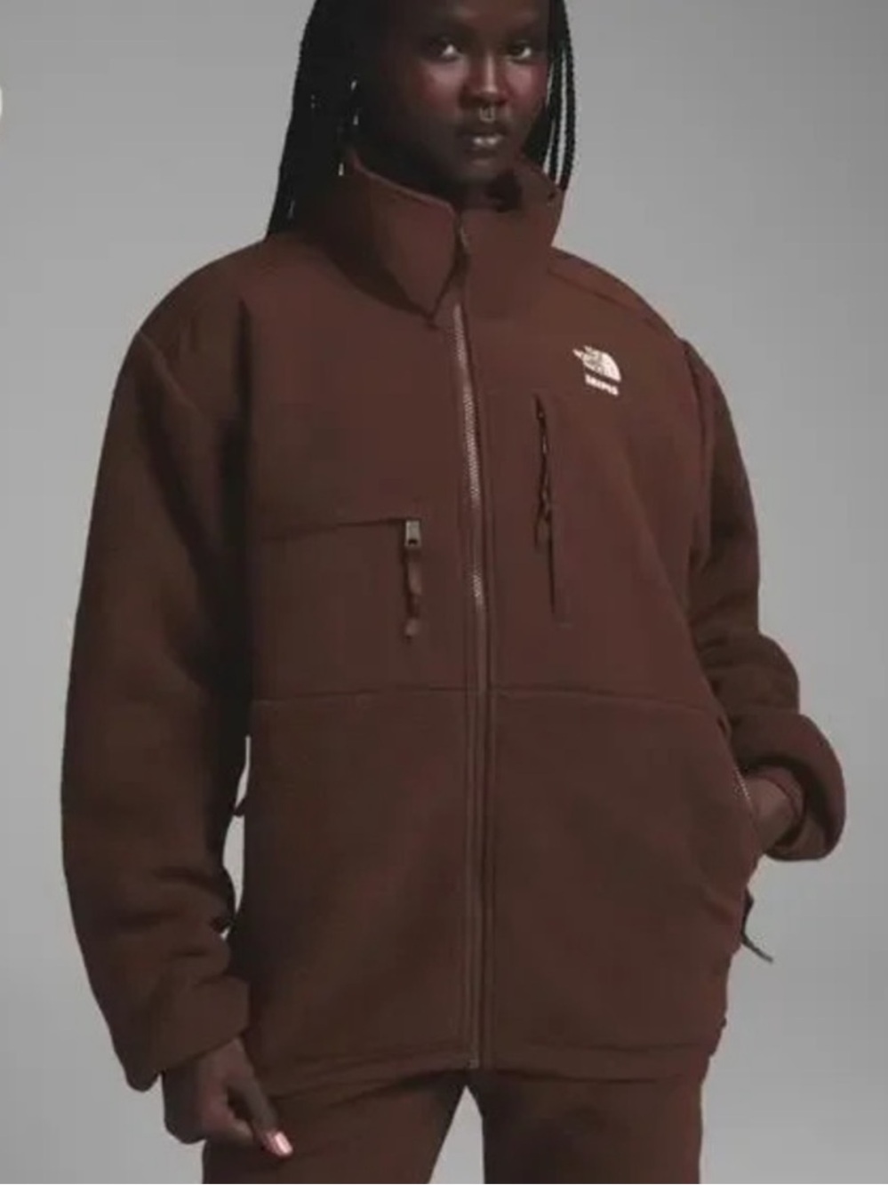 THE NORTH FACE X SKIMS 1995 RETRO DENALI FLEECE JACKET LIMITED EDITION: COCOA M